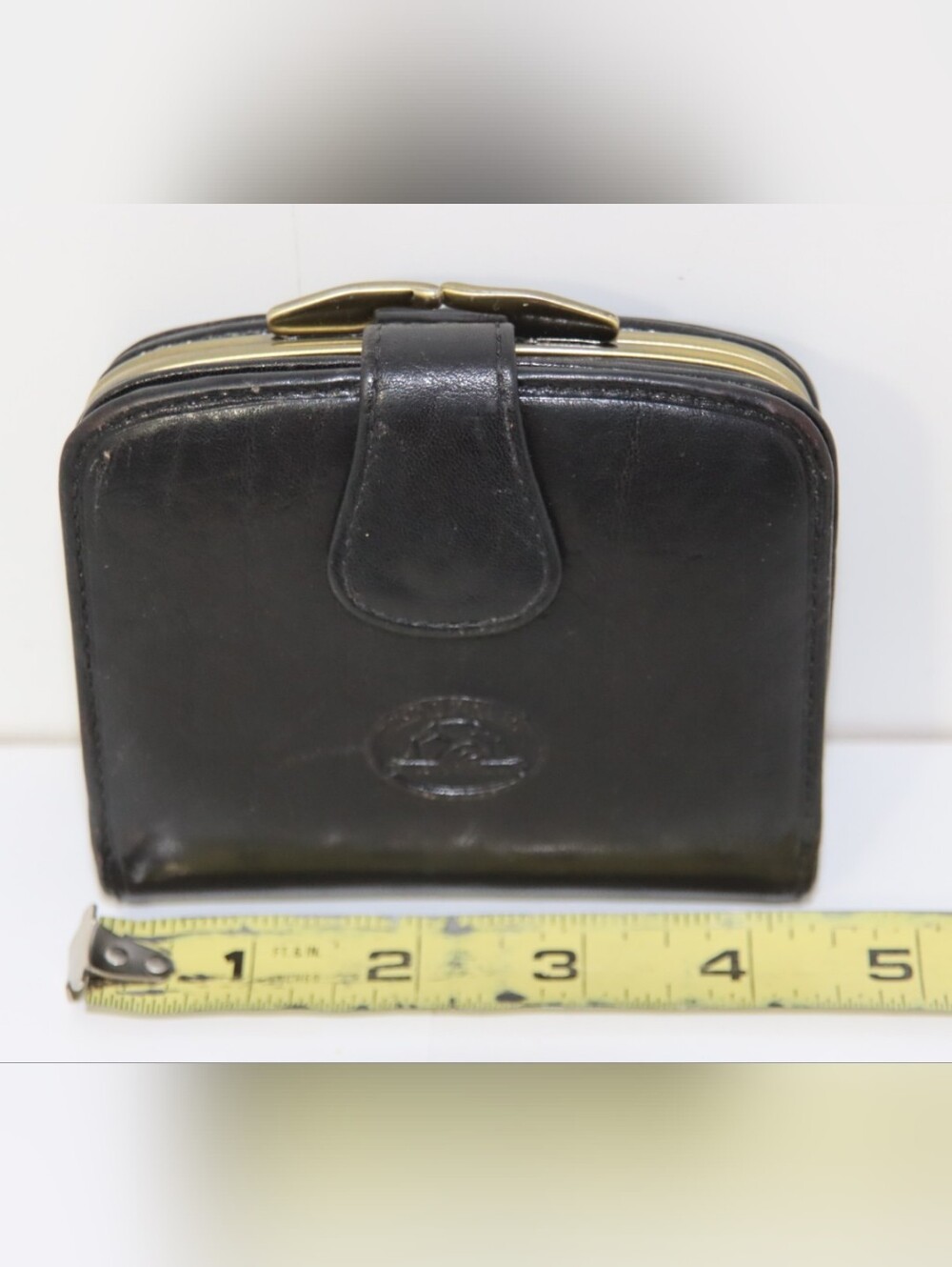 Tony Perotti Womans Black Leather Wallet